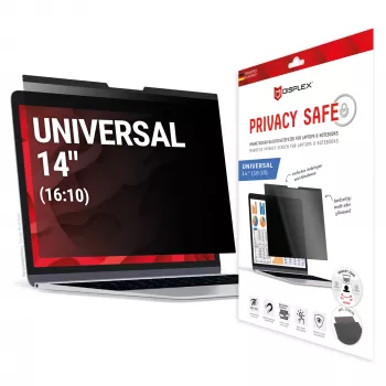 Displex PRIVACY SAFE magnētiskais divvirzienu privātuma filtrs portatīvajam/ klēpjdatoram 14'' (16:10)