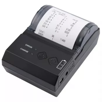 Etiķešu printeris Olympia NCP 58 Melns — bezvadu, darbināms ar baterijām, 200 x 200 DPI, 7.4 V LiPo, 114 × 80 × 50 mm