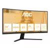 AOC B3 CU34B3E datora monitors 86.4 cm (34 collas) 3440 x 1440 pikseļi Wide Quad HD LED Melns