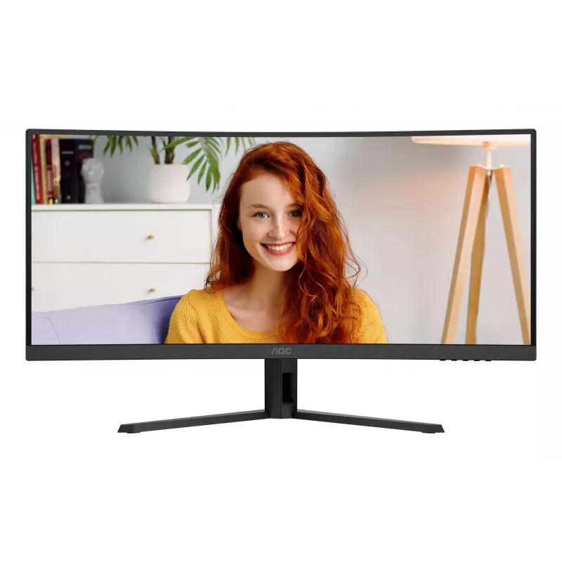 AOC B3 CU34B3E datora monitors 86.4 cm (34 collas) 3440 x 1440 pikseļi Wide Quad HD LED Melns
