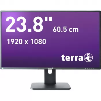 TERRA 3030250 datora monitors 60,5 cm (23,8 collas) 1920 x 1080 pikseļi Full HD LED melns