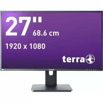 TERRA LCD/LED 2756W PV V4 melns GREENLINE PLUS datora monitors 68,6 cm (27 collas) 1920 x 1080 pikseļi Full HD melns
