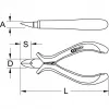 Plier KS Tools 500.7024 tērauds garums 120 mm