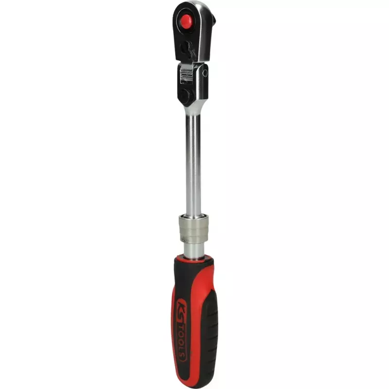 Sprūdrata uzgriežņatslēga KS Tools 914.1420, hroma-vanādija tērauds, 72 sprūdrata galviņas, sertificēta DIN/ISO
