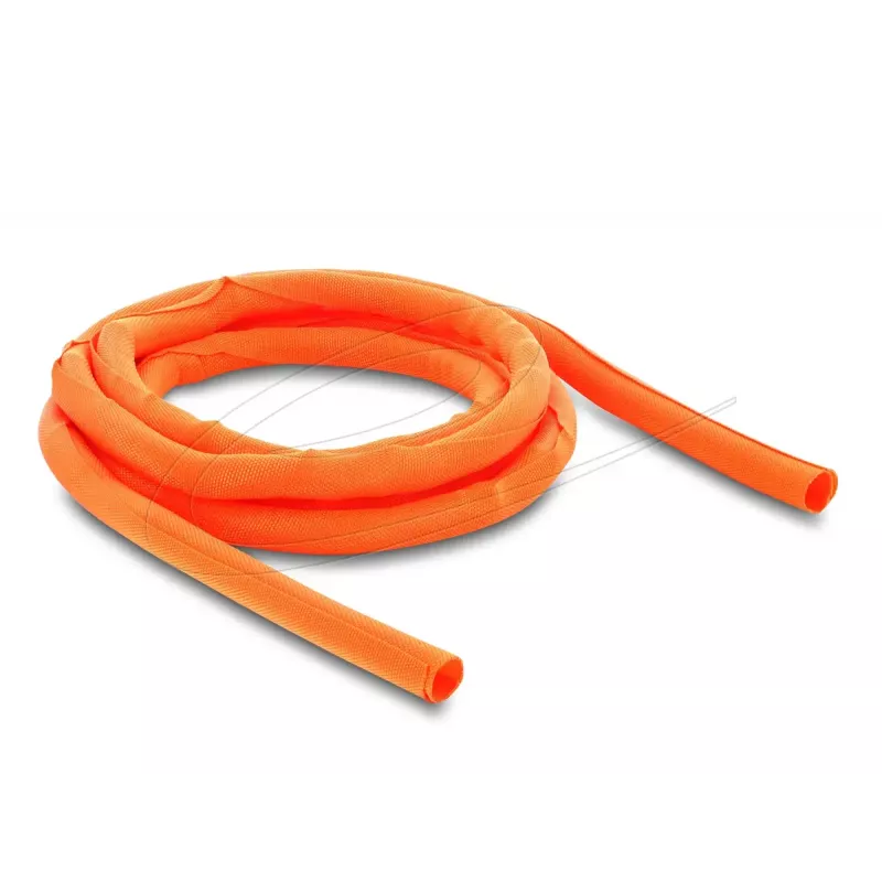 Kabeļu aizsarguzmava pašaizveroša DELOCK 2 m x 10 mm oranža
