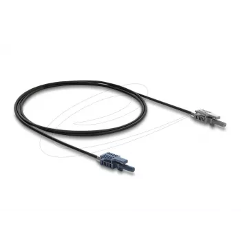DELOCK optiskais adapteris 90998 daudzmodu POF kabelis 100 cm melns/pelēks