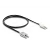 Fiber optic adaptera kabelis DELOCK 91027 multi-mode 100 cm Melns/pelēka, 1 pc