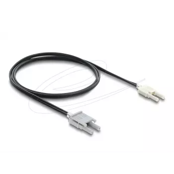 Fiber optic adaptera kabelis DELOCK 91027 multi-mode 100 cm Melns/pelēka, 1 pc