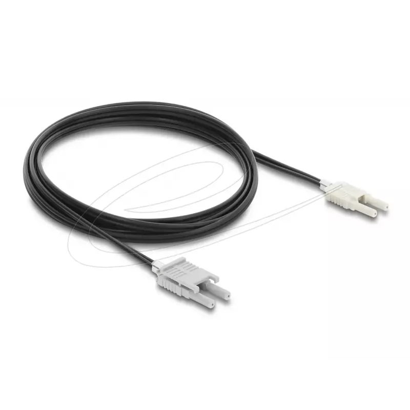 Fibre optic adaptera kabelis DELOCK 91028 multi-mode, 2 m, Melns/pelēka
