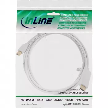 InLine Mini DisplayPort–HDMI 4K2K ar audio pārveidotāja kabelis 4K2K 5m