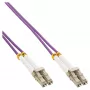 InLine Fiber Optical Duplex kabelis LC/LC 50/125µm OM4 50m, 50 m, OM4, 2x LC, 2x LC