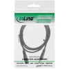InLine līdzstrāvas pagarinātāja kabelis, līdzstrāvas spraudnis vīrišķais/sievišķais 5.5x2.1mm, melns, 2m