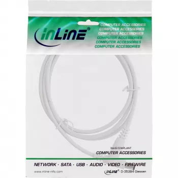 InLine līdzstrāvas pagarinātājkabelis, līdzstrāvas spraudnis/ligzda 5.5x2.1mm, balts, 2m