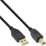 InLine B-34518S USB kabelis USB 2.0 2 m USB A USB B Melns