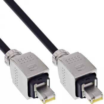 InLine tīkla kabeļa spole IP67 āra PUR Harting, Cat.6A S/FTP, 90m