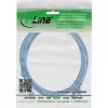 Tīkla kabelis InLine® komutācijas kabelis plāns 74914B RJ45 Cat.6A 1.5m zils