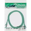 InLine 72633G tīkla kabelis, zaļš, 0,3 m, Cat6a S/FTP (S-STP)