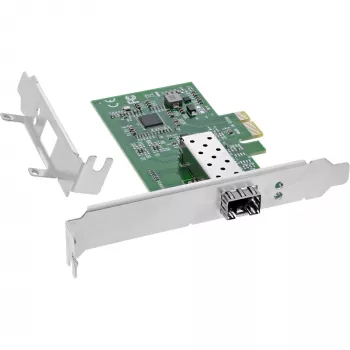 Iekšējā tīkla karte InLine 51125N optiskās šķiedras 1000 Mbit/s PCI Express