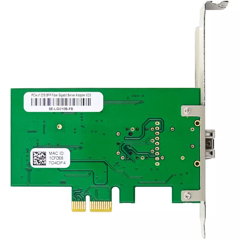 Iekšējā tīkla karte InLine 51125N optiskās šķiedras 1000 Mbit/s PCI Express