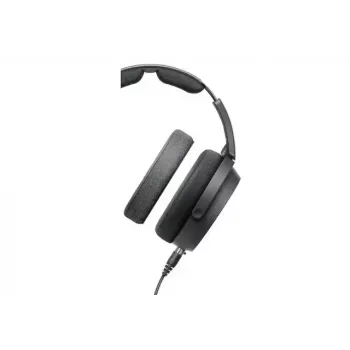 Apkārt auss liekamās vadu studijas austiņas Sennheiser HD 490 PRO PLUS — atvērta akustika, 38 mm draiveri, 130 Ω, 1,8 m kabelis, salokāmas, melnas