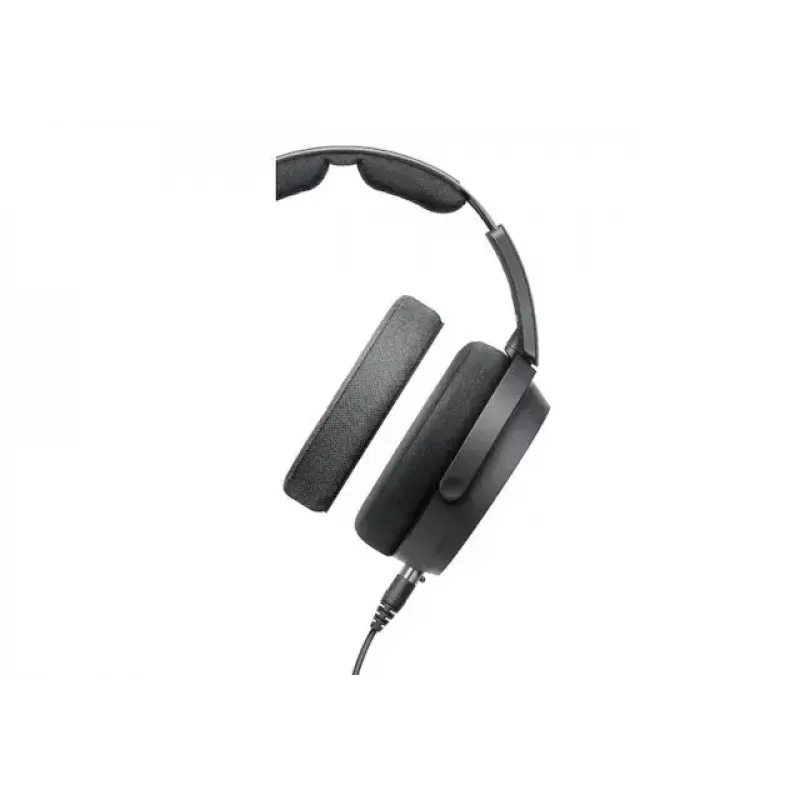 Apkārt auss liekamās vadu studijas austiņas Sennheiser HD 490 PRO PLUS — atvērta akustika, 38 mm draiveri, 130 Ω, 1,8 m kabelis, salokāmas, melnas