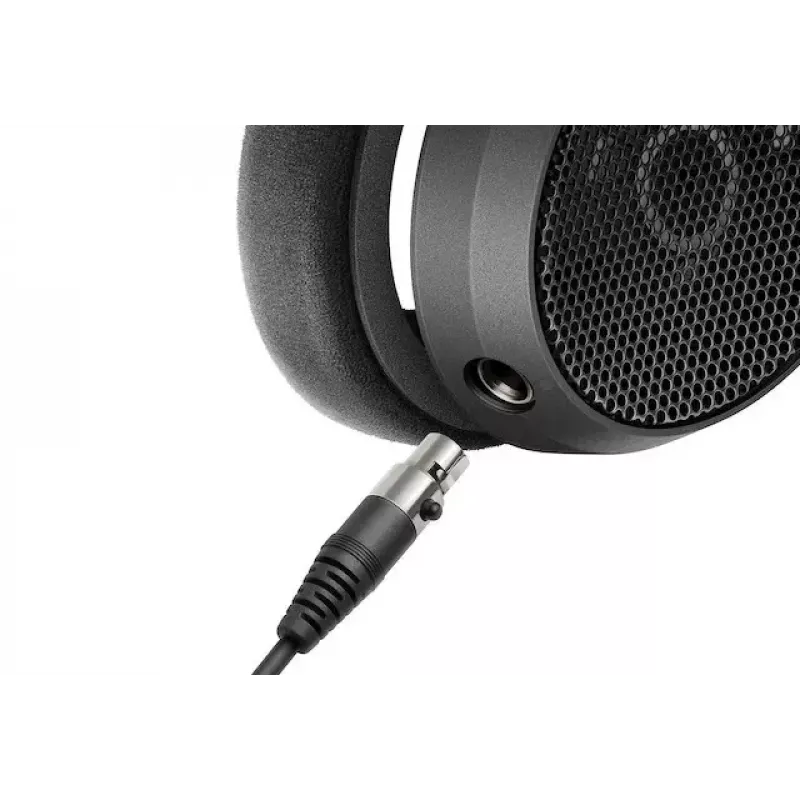 Apkārt auss liekamās vadu studijas austiņas Sennheiser HD 490 PRO PLUS — atvērta akustika, 38 mm draiveri, 130 Ω, 1,8 m kabelis, salokāmas, melnas