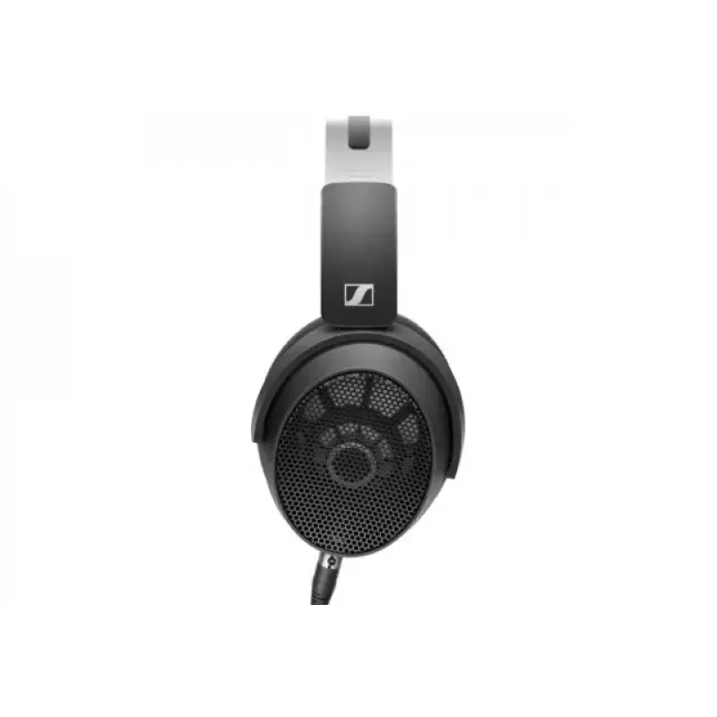 Apkārt auss liekamās vadu studijas austiņas Sennheiser HD 490 PRO PLUS — atvērta akustika, 38 mm draiveri, 130 Ω, 1,8 m kabelis, salokāmas, melnas