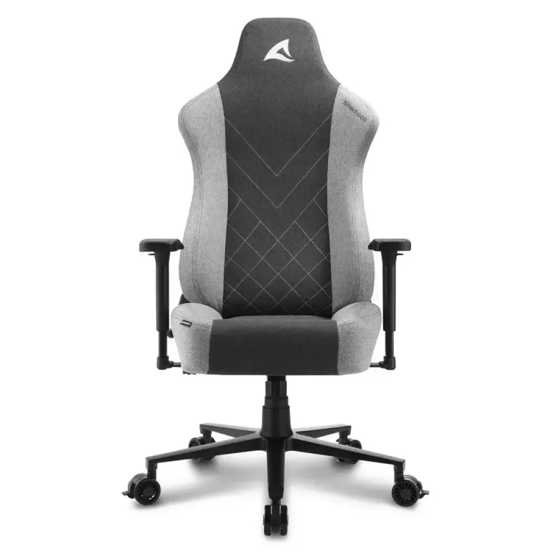 Spēļu krēsls Sharkoon SKILLER SGS30 auduma pārvalks melns pelēks