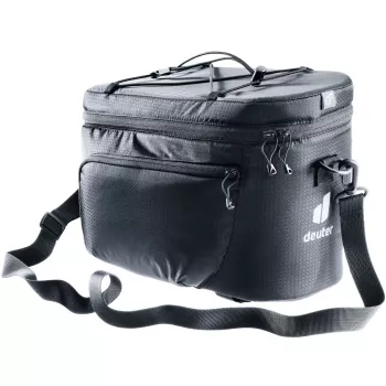 Velosipēda bagāžas somiņa DEUTER Rack Bag 10 — aizmugurējā stiprinājuma, 10 L, audums, 180×310×220 mm, melna