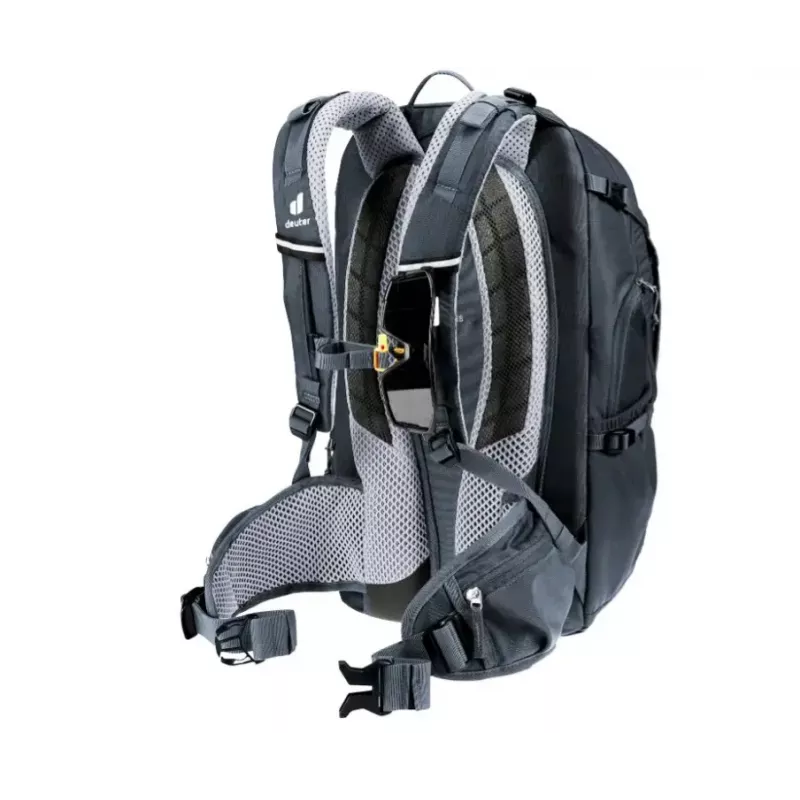 Mugursoma DEUTER Trans Alpine 24 — velosipēda mugursoma, 24 L, melna