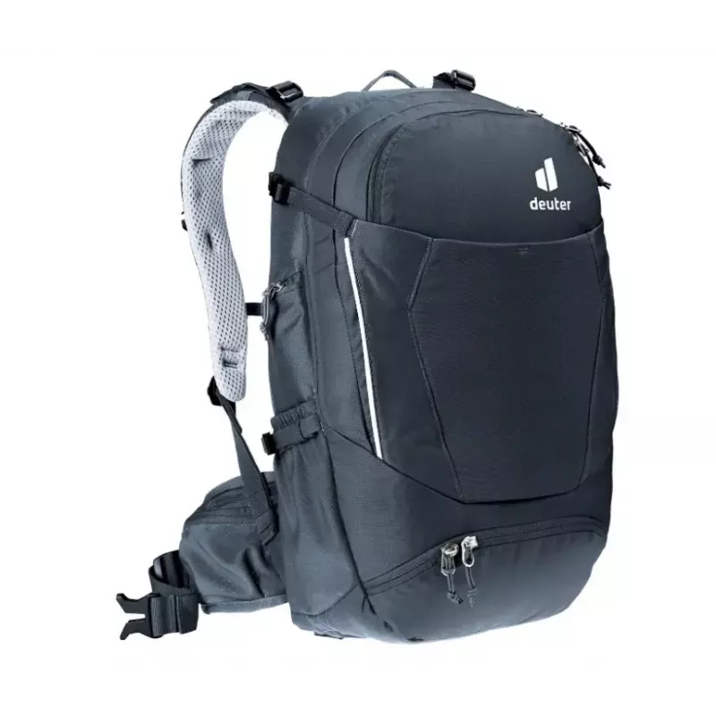 Mugursoma DEUTER Trans Alpine 24 — velosipēda mugursoma, 24 L, melna
