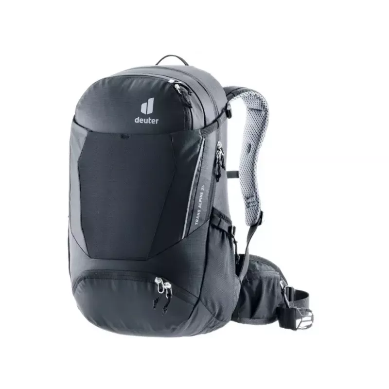 Mugursoma DEUTER Trans Alpine 24 — velosipēda mugursoma, 24 L, melna