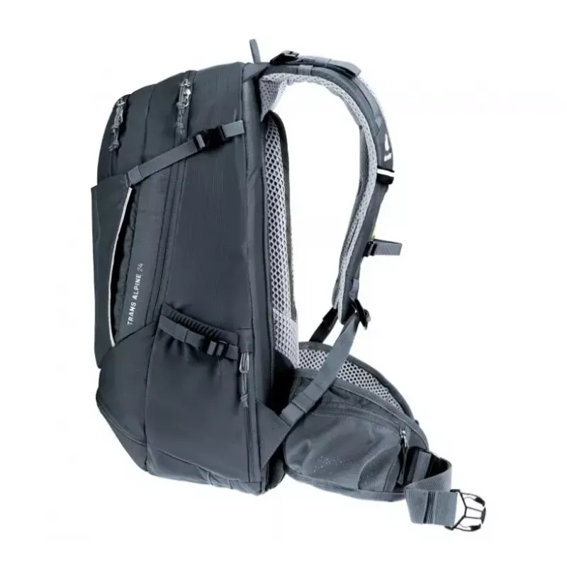 Mugursoma DEUTER Trans Alpine 24 — velosipēda mugursoma, 24 L, melna