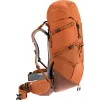Trekking mugursoma DEUTER Aircontact Core 45+10 SL — kastaņbrūna-umbra, 45+10 L ietilpība