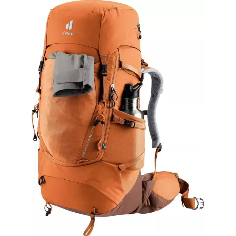 Trekking mugursoma DEUTER Aircontact Core 45+10 SL — kastaņbrūna-umbra, 45+10 L ietilpība