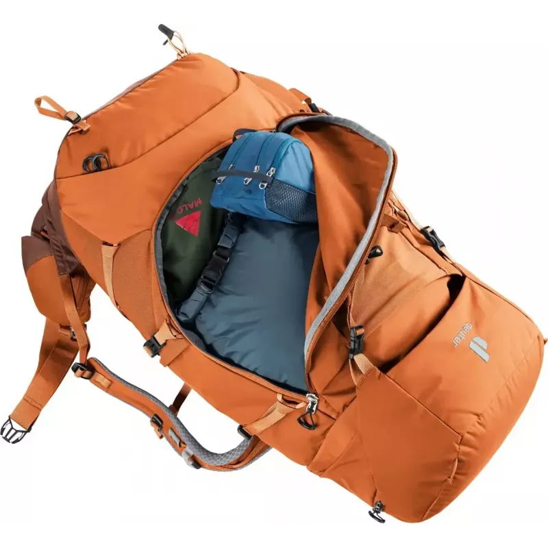 Trekking mugursoma DEUTER Aircontact Core 45+10 SL — kastaņbrūna-umbra, 45+10 L ietilpība