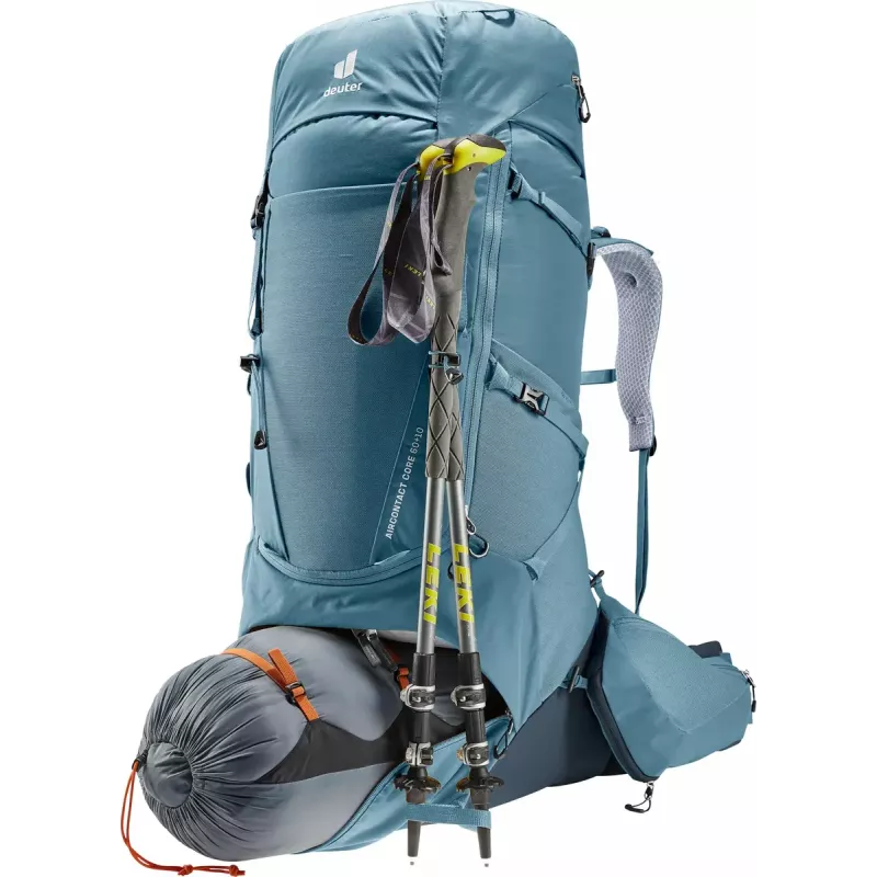 Mugursoma DEUTER Aircontact Core 60+10, iekšējais rāmis, 60 L (+10 L), 2,31 kg, Zila