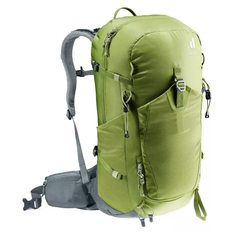 Pārgājienu mugursoma DEUTER Trail Pro 33 — 33 L, poliamīds, lietus pārvalks, ventilācija, gurnu josta