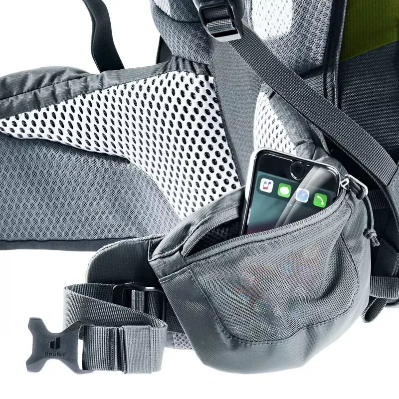 Pārgājienu mugursoma DEUTER Trail Pro 33 — 33 L, poliamīds, lietus pārvalks, ventilācija, gurnu josta