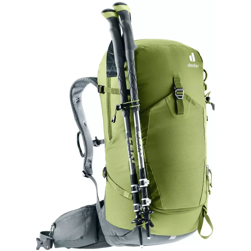 Pārgājienu mugursoma DEUTER Trail Pro 33 — 33 L, poliamīds, lietus pārvalks, ventilācija, gurnu josta