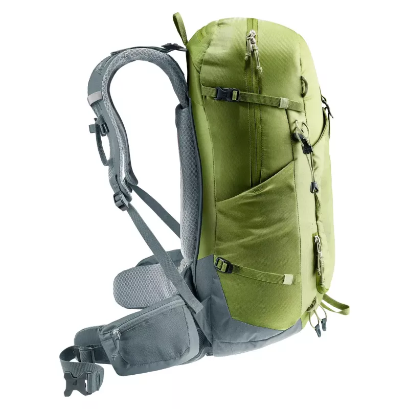 Pārgājienu mugursoma DEUTER Trail Pro 33 — 33 L, poliamīds, lietus pārvalks, ventilācija, gurnu josta