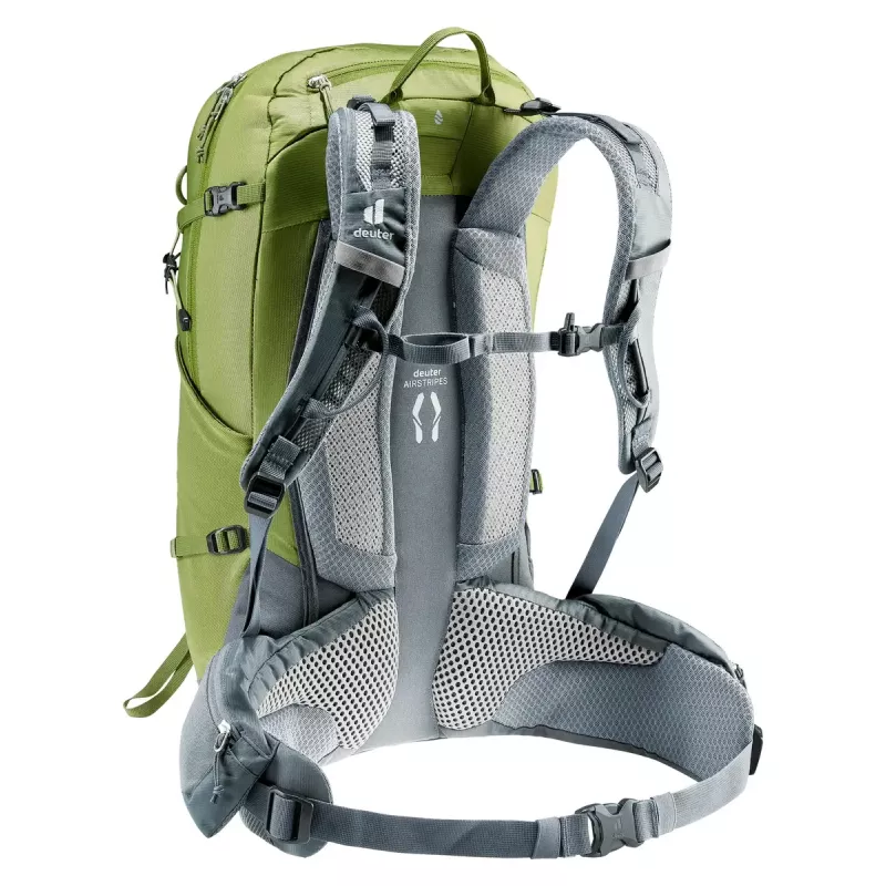 Pārgājienu mugursoma DEUTER Trail Pro 33 — 33 L, poliamīds, lietus pārvalks, ventilācija, gurnu josta