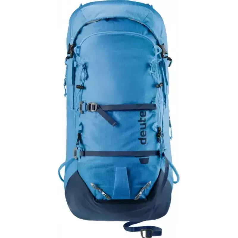 Mugursoma DEUTER Freescape Lite 26 L — bezrāmja slēpošanas tūres soma, 26 L, 1,18 kg, augšējā ielāde, zila