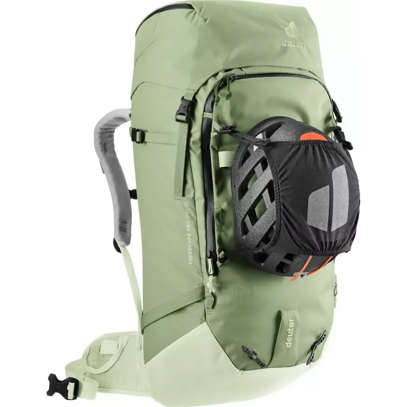 Mugursoma DEUTER Freescape Pro 38+ SL — 38+ l sieviešu piegriezums, grove-mineral krāsa, poliamīda ripstop