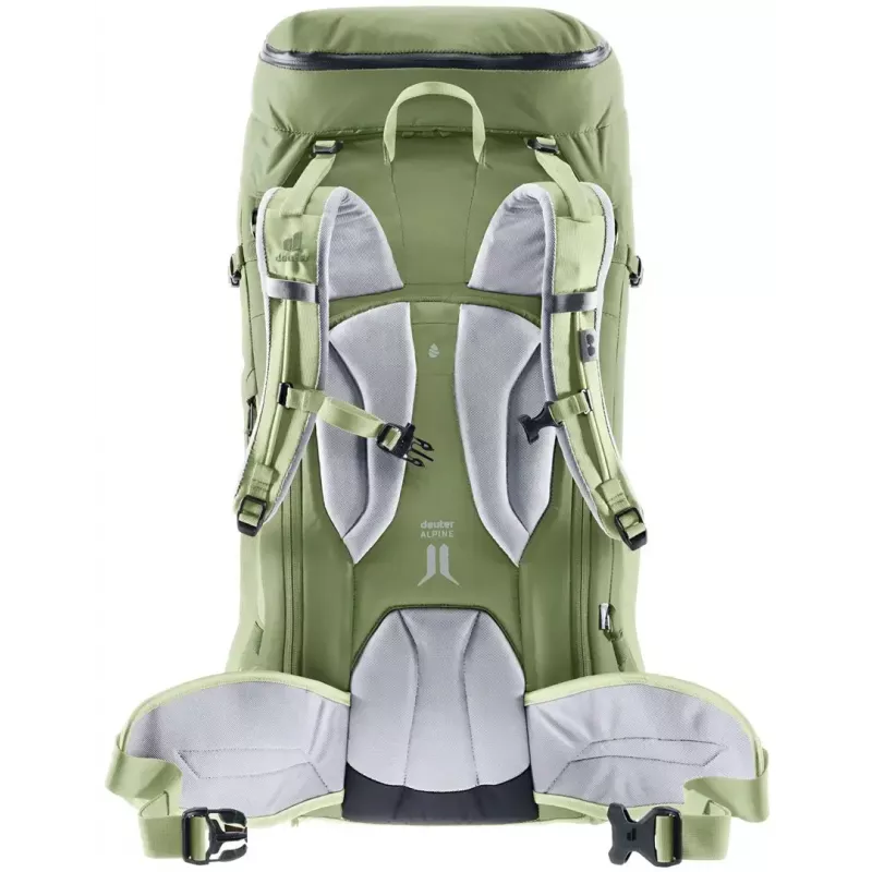 Mugursoma DEUTER Freescape Pro 38+ SL — 38+ l sieviešu piegriezums, grove-mineral krāsa, poliamīda ripstop