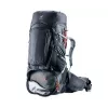 Mugursoma DEUTER Aircontact Pro 75+10 — 75+10 L ietilpība, melna, izturīga ūdensizturīga
