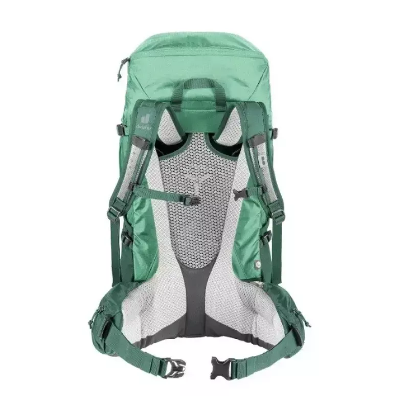 Mugursoma DEUTER Futura PRO 34 SL sieviešu pārgājienu soma, 34 L, pārstrādāts materiāls, zaļa