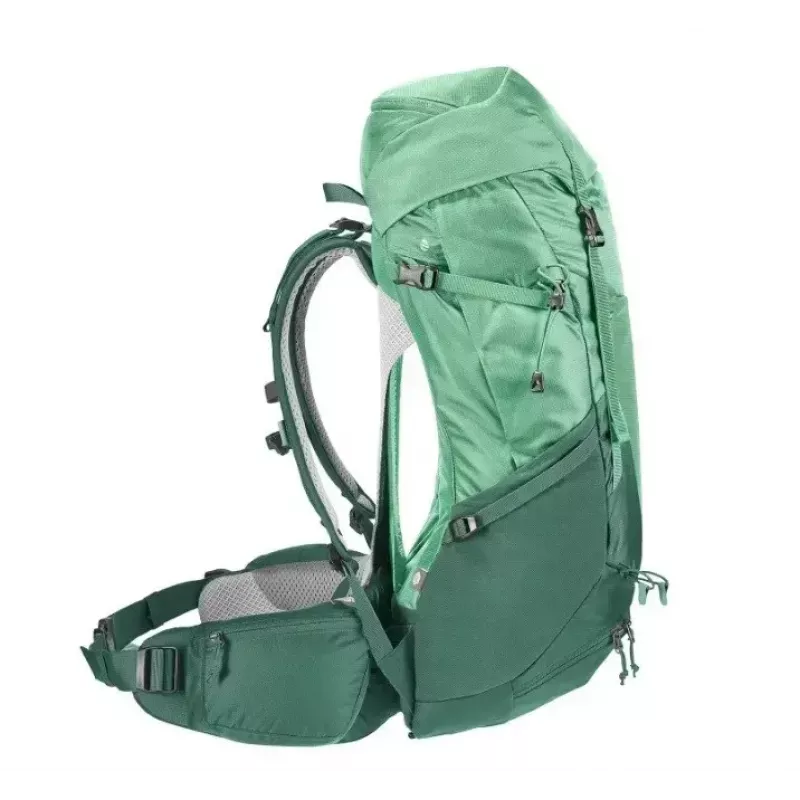 Mugursoma DEUTER Futura PRO 34 SL sieviešu pārgājienu soma, 34 L, pārstrādāts materiāls, zaļa