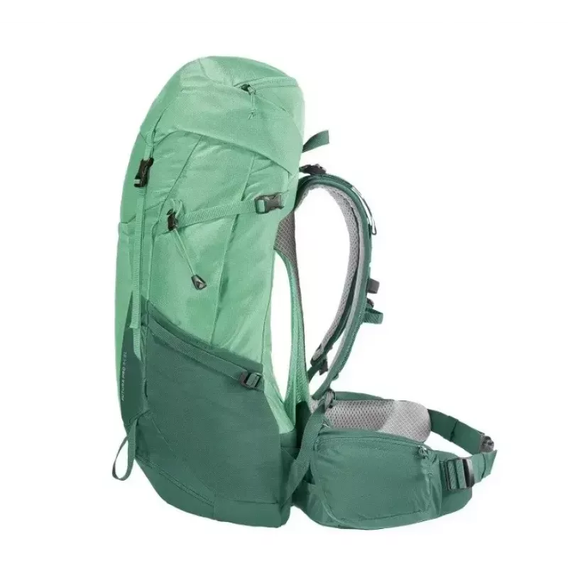 Mugursoma DEUTER Futura PRO 34 SL sieviešu pārgājienu soma, 34 L, pārstrādāts materiāls, zaļa
