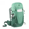 Mugursoma DEUTER Futura PRO 34 SL sieviešu pārgājienu soma, 34 L, pārstrādāts materiāls, zaļa